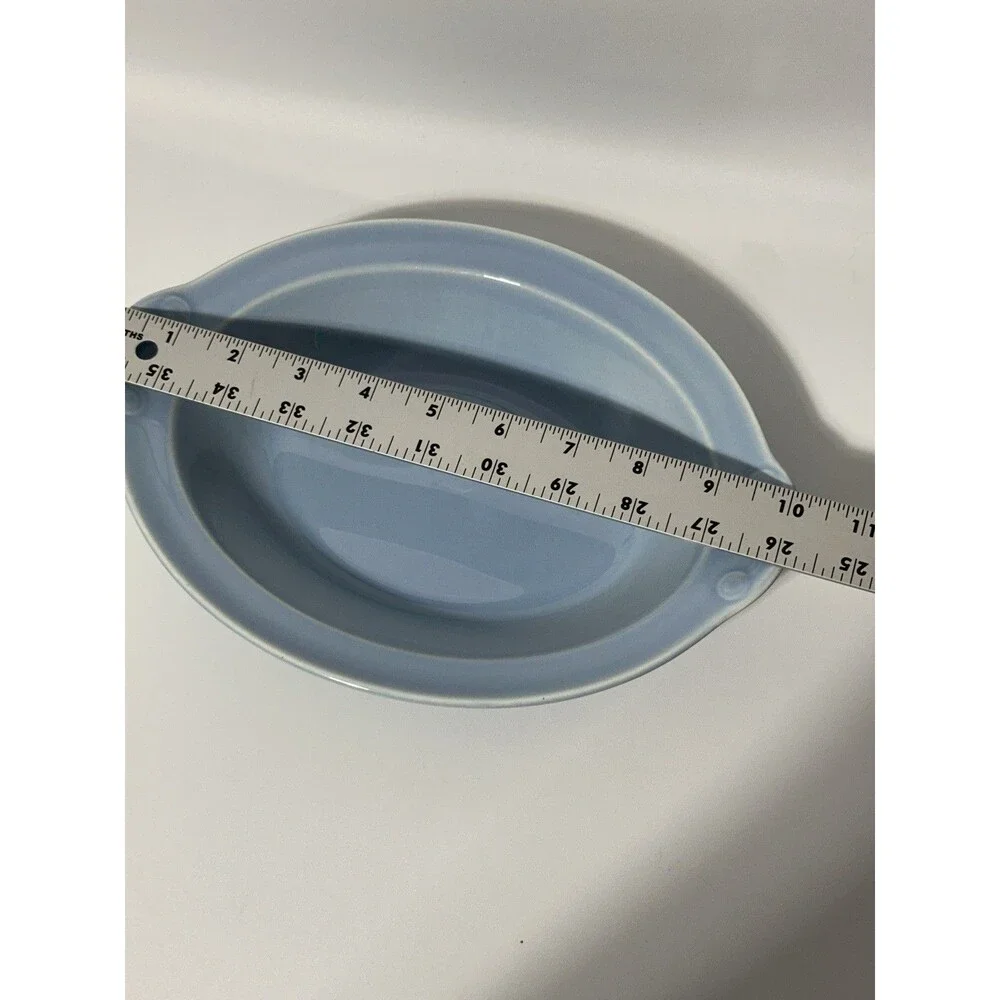 Vintage Luray Pastels Blue Oval Serving Bowl 10 1/8